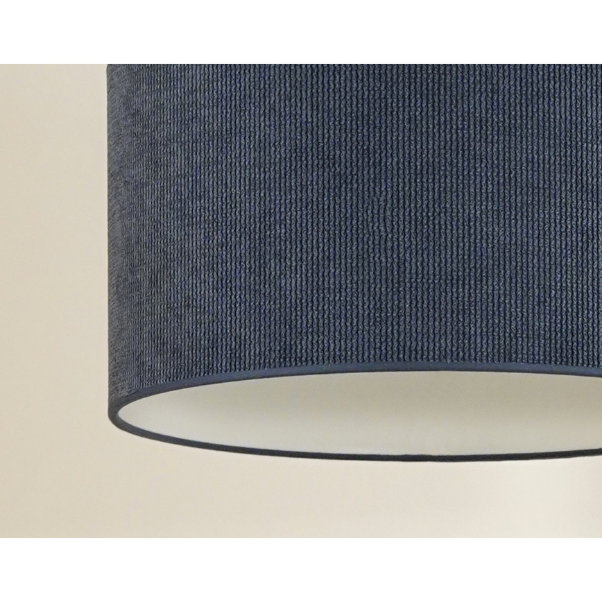 Duolla - Lestenec na vrvici CORDUROY 1xE27/15W/230V pr. 40 cm modra
