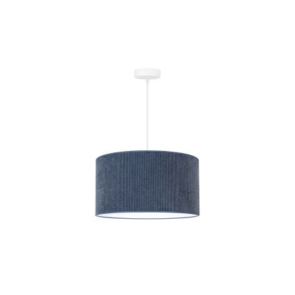 Duolla - Lestenec na vrvici CORDUROY 1xE27/15W/230V pr. 40 cm modra