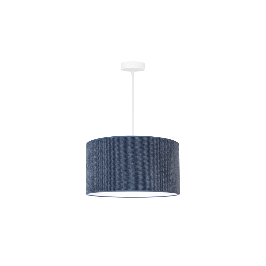 Duolla - Lestenec na vrvici CORDUROY 1xE27/15W/230V pr. 40 cm modra