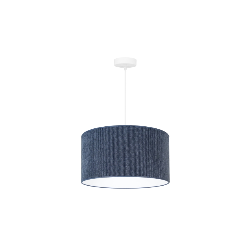 Duolla - Lestenec na vrvici CORDUROY 1xE27/15W/230V pr. 40 cm modra
