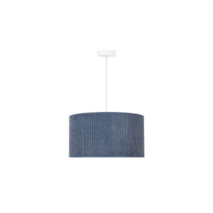 Duolla - Lestenec na vrvici CORDUROY 1xE27/15W/230V pr. 40 cm modra