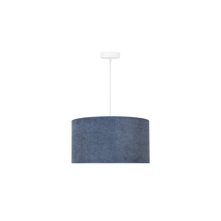 Duolla - Lestenec na vrvici CORDUROY 1xE27/15W/230V pr. 40 cm modra