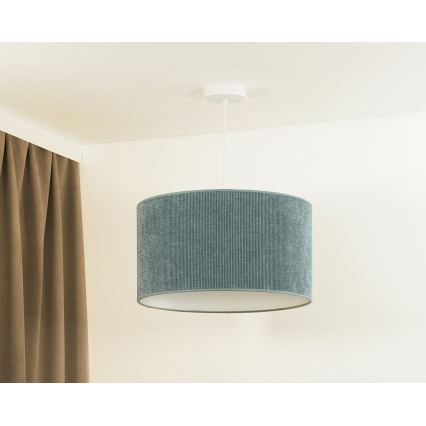Duolla - Lestenec na vrvici CORDUROY 1xE27/15W/230V pr. 40 cm modra