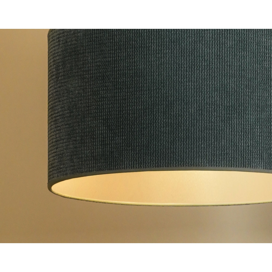 Duolla - Lestenec na vrvici CORDUROY 1xE27/15W/230V pr. 40 cm modra