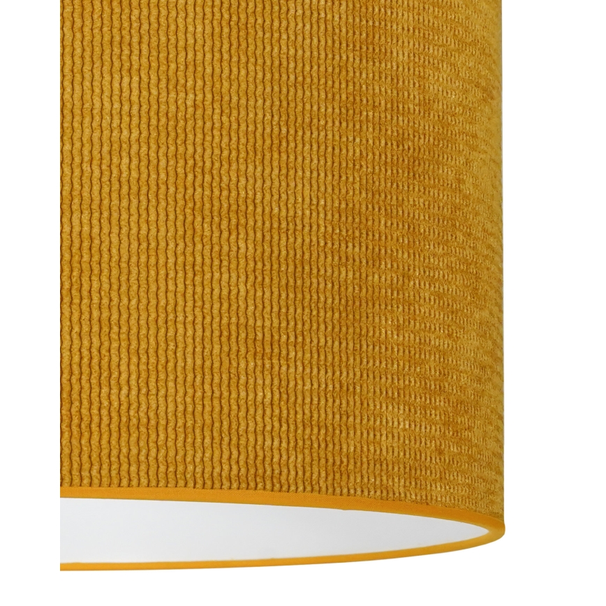 Duolla - Lestenec na vrvici CORDUROY 1xE27/15W/230V pr. 40 cm rumena