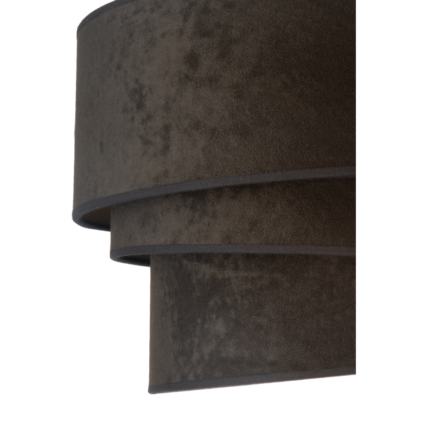 Duolla - Lestenec na vrvici DEVON 1xE27/40W/230V pr. 45 cm črna/zlata