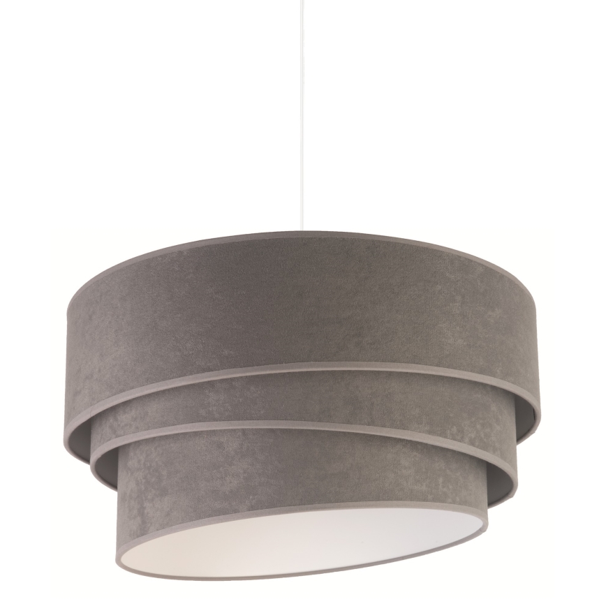 Duolla - Lestenec na vrvici DEVON 1xE27/40W/230V pr. 45 cm siva