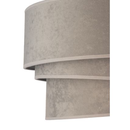 Duolla - Lestenec na vrvici DEVON 1xE27/40W/230V pr. 45 cm siva