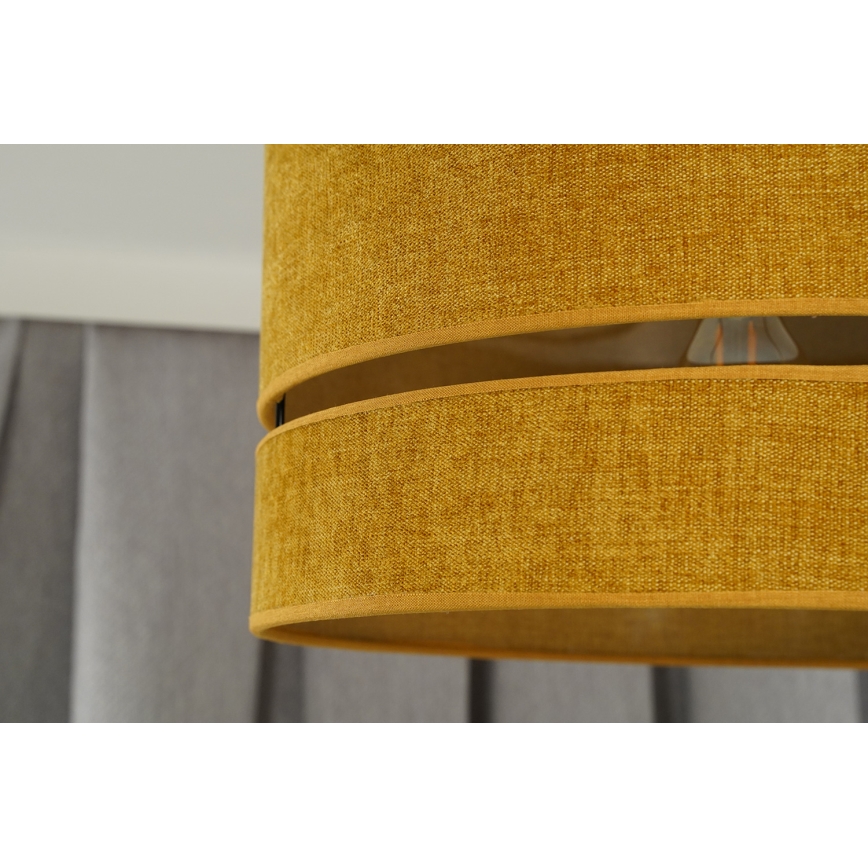 Duolla - Lestenec na vrvici DOUBLE 1xE27/15W/230V pr. 40 cm oranžna