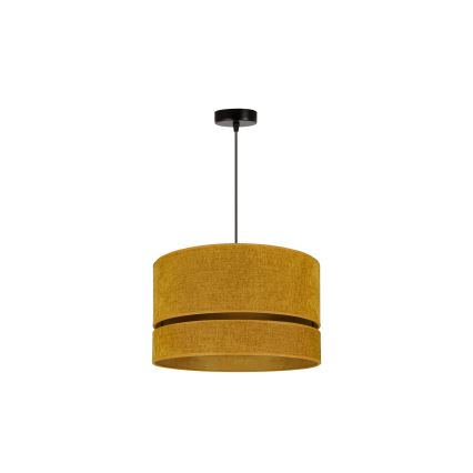 Duolla - Lestenec na vrvici DOUBLE 1xE27/15W/230V pr. 40 cm oranžna