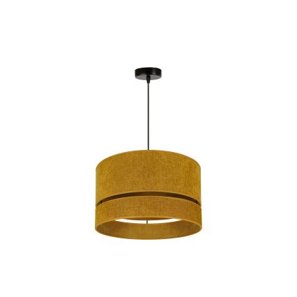 Duolla - Lestenec na vrvici DOUBLE 1xE27/15W/230V pr. 40 cm oranžna