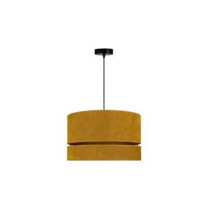 Duolla - Lestenec na vrvici DOUBLE 1xE27/15W/230V pr. 40 cm oranžna