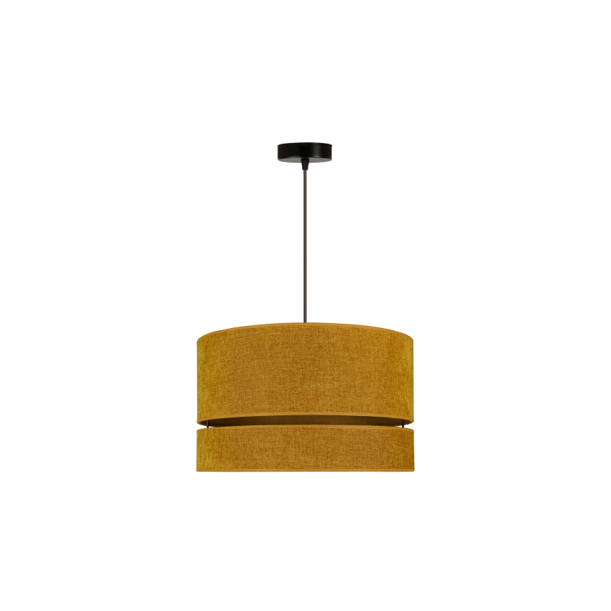 Duolla - Lestenec na vrvici DOUBLE 1xE27/15W/230V pr. 40 cm oranžna