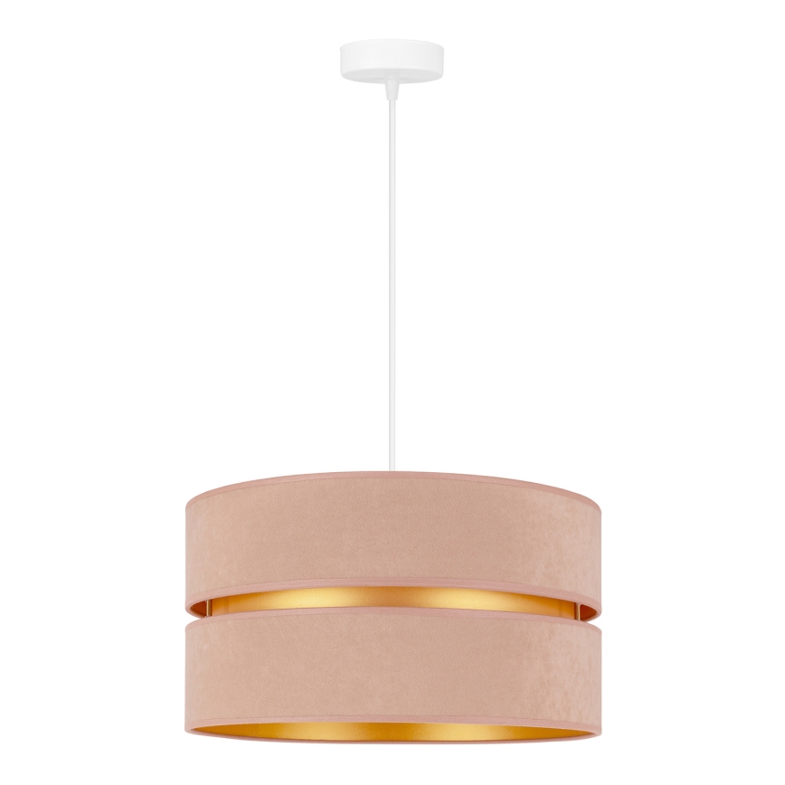 Duolla - Lestenec na vrvici DUO 1xE27/15W/230V pr. 40 cm bež