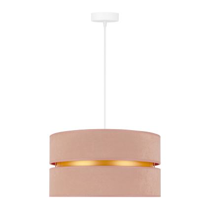 Duolla - Lestenec na vrvici DUO 1xE27/15W/230V pr. 40 cm bež