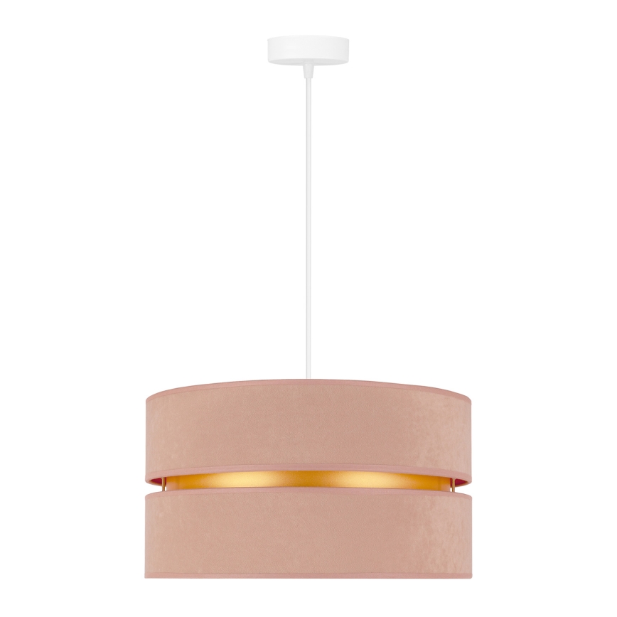 Duolla - Lestenec na vrvici DUO 1xE27/15W/230V pr. 40 cm bež