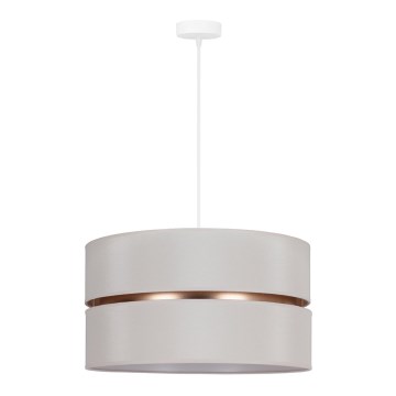 Duolla - Lestenec na vrvici DUO 1xE27/15W/230V pr. 40 cm krem barva/zlata