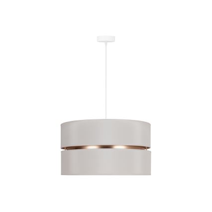 Duolla - Lestenec na vrvici DUO 1xE27/15W/230V pr. 40 cm krem barva/zlata