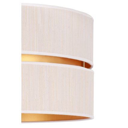 Duolla - Lestenec na vrvici DUO 1xE27/15W/230V pr. 40 cm krem barva/zlata