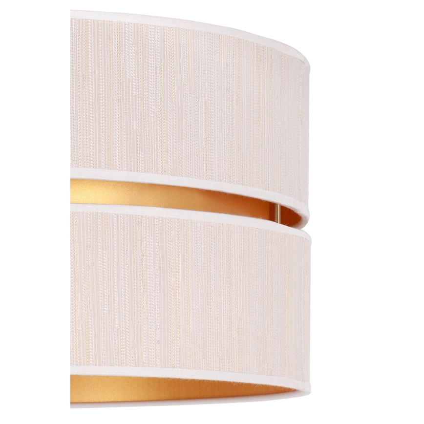Duolla - Lestenec na vrvici DUO 1xE27/15W/230V pr. 40 cm krem barva/zlata