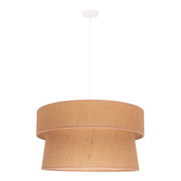 Duolla - Lestenec na vrvici ETNIC 1xE27/40W/230V pr. 45 cm bež