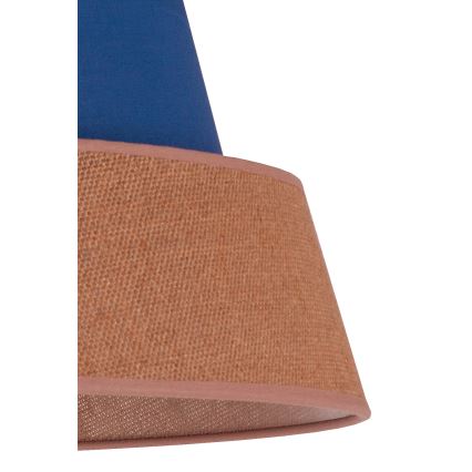 Duolla - Lestenec na vrvici GALAXY 1xE27/40W/230V pr. 50 cm modra