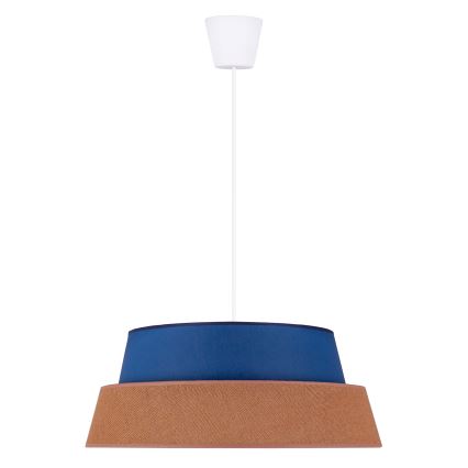 Duolla - Lestenec na vrvici GALAXY 1xE27/40W/230V pr. 50 cm modra