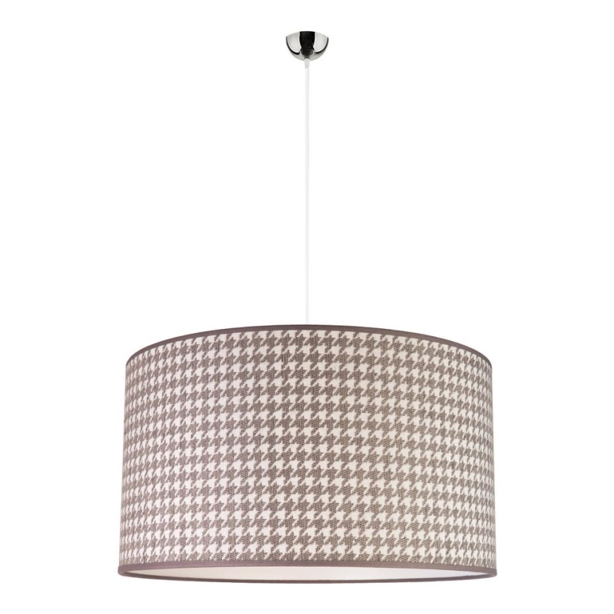 Duolla - Lestenec na vrvici KENT 1xE27/40W/230V pr. 45 cm siva