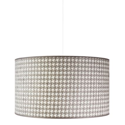 Duolla - Lestenec na vrvici KENT 1xE27/40W/230V pr. 45 cm siva