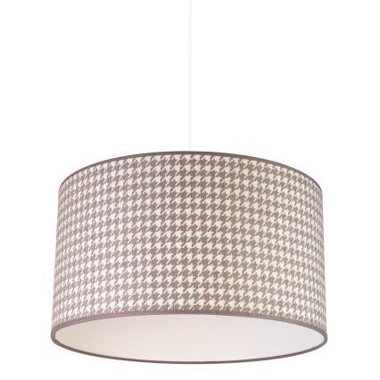 Duolla - Lestenec na vrvici KENT 1xE27/40W/230V pr. 45 cm siva
