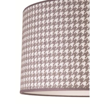 Duolla - Lestenec na vrvici KENT 1xE27/40W/230V pr. 45 cm siva