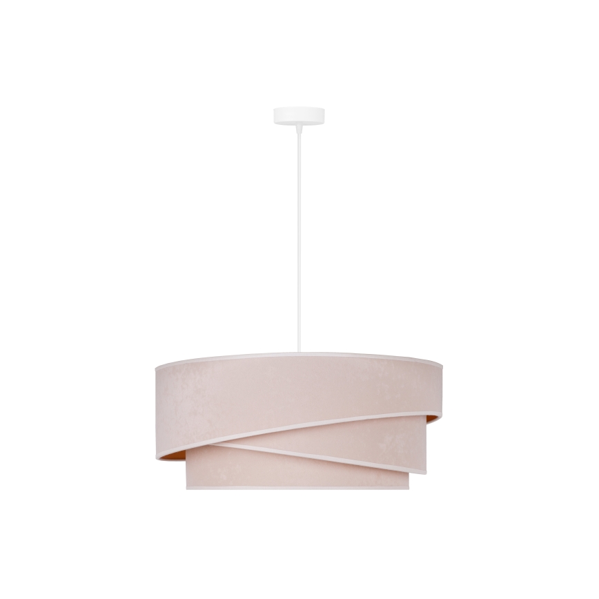 Duolla - Lestenec na vrvici KOBO 1xE27/15W/230V pr. 45 cm krem barva/zlata