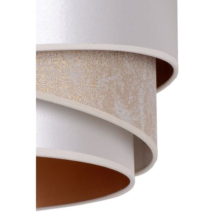 Duolla - Lestenec na vrvici KOBO 1xE27/15W/230V pr. 45 cm srebrna/zlata