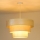 Duolla - Lestenec na vrvici LUNETA 1xE27/40W/230V pr. 45 cm krem barva