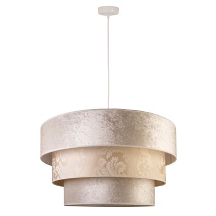 Duolla - Lestenec na vrvici LUNETA 1xE27/40W/230V pr. 45 cm krem barva