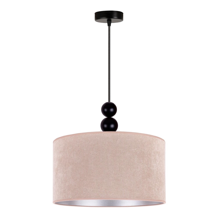 Duolla - Lestenec na vrvici LYON 1xE27/15W/230V pr. 40 cm bež