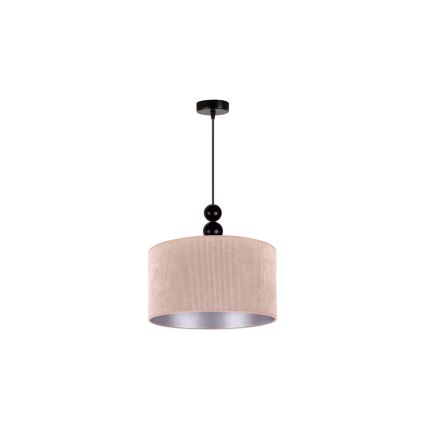 Duolla - Lestenec na vrvici LYON 1xE27/15W/230V pr. 40 cm bež