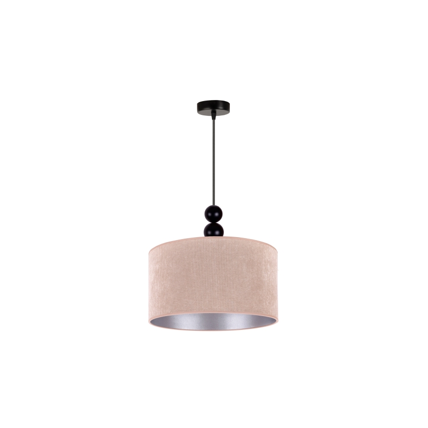 Duolla - Lestenec na vrvici LYON 1xE27/15W/230V pr. 40 cm bež