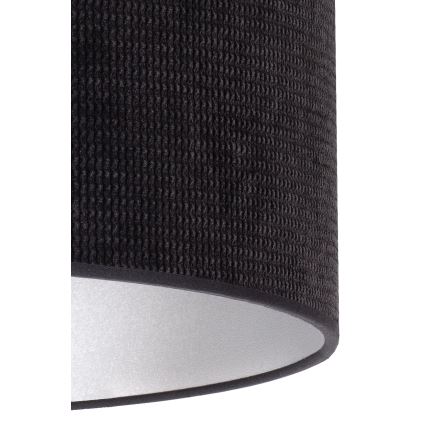 Duolla - Lestenec na vrvici LYON 1xE27/15W/230V pr. 40 cm črna