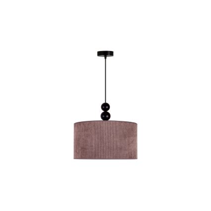 Duolla - Lestenec na vrvici LYON 1xE27/15W/230V pr. 40 cm rjava