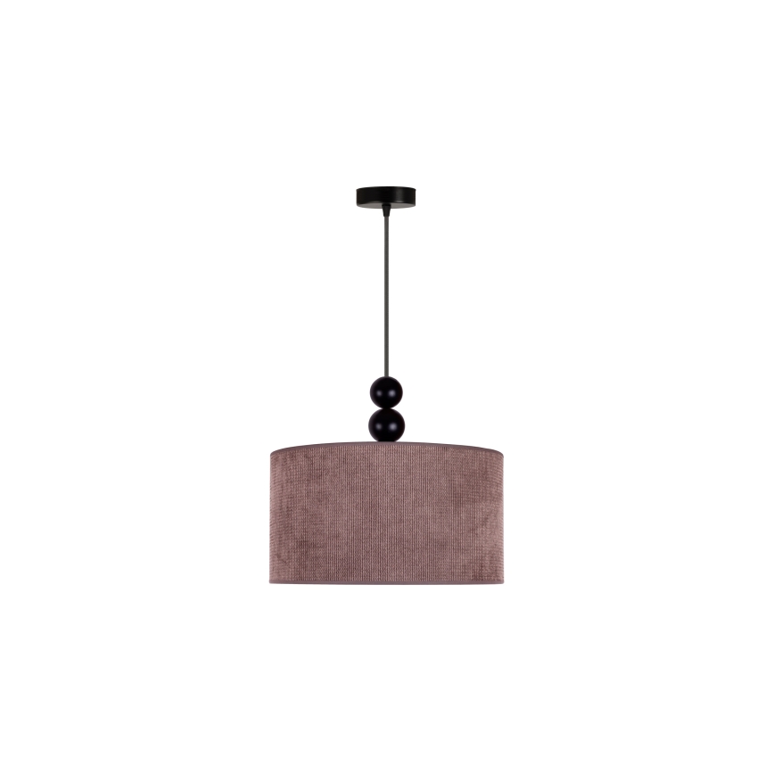 Duolla - Lestenec na vrvici LYON 1xE27/15W/230V pr. 40 cm rjava