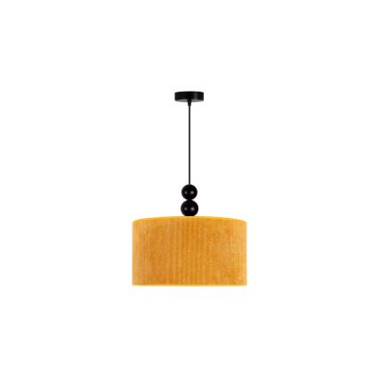 Duolla - Lestenec na vrvici LYON 1xE27/15W/230V pr. 40 cm rumena