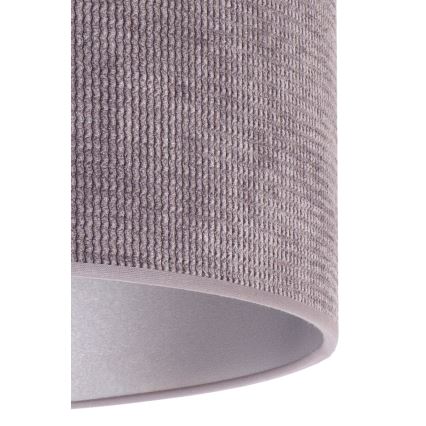 Duolla - Lestenec na vrvici LYON 1xE27/15W/230V pr. 40 cm siva