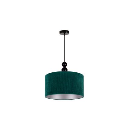 Duolla - Lestenec na vrvici LYON 1xE27/15W/230V pr. 40 cm zelena
