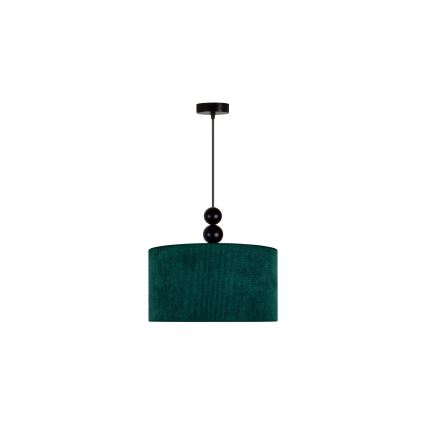Duolla - Lestenec na vrvici LYON 1xE27/15W/230V pr. 40 cm zelena