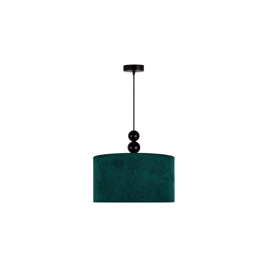 Duolla - Lestenec na vrvici LYON 1xE27/15W/230V pr. 40 cm zelena
