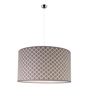 Duolla - Lestenec na vrvici MAROKO 1xE27/40W/230V pr. 45 cm siva