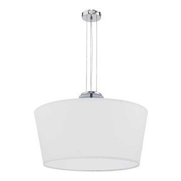 Duolla - Lestenec na vrvici OPERA 3xE14/40W/230V pr. 55 cm bela