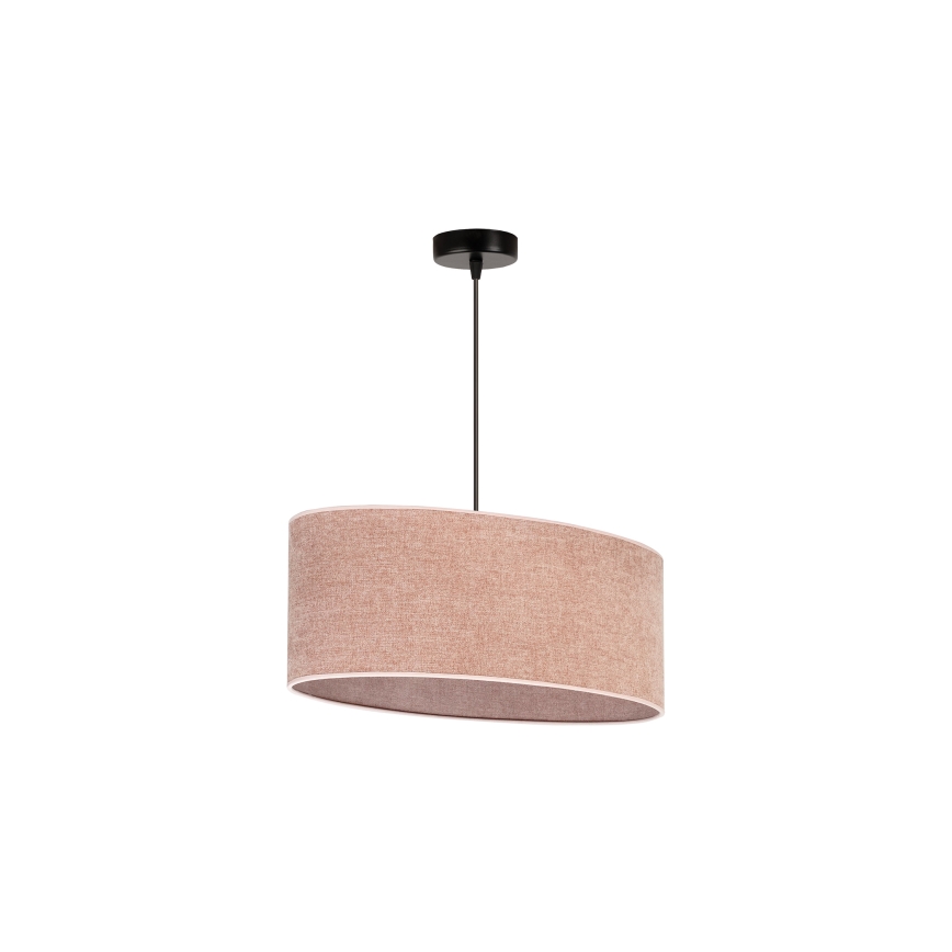 Duolla - Lestenec na vrvici OVAL 1xE27/15W/230V roza