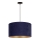Duolla - Lestenec na vrvici ROLLER 1xE27/15W/230V pr. 40 cm modra/zlata